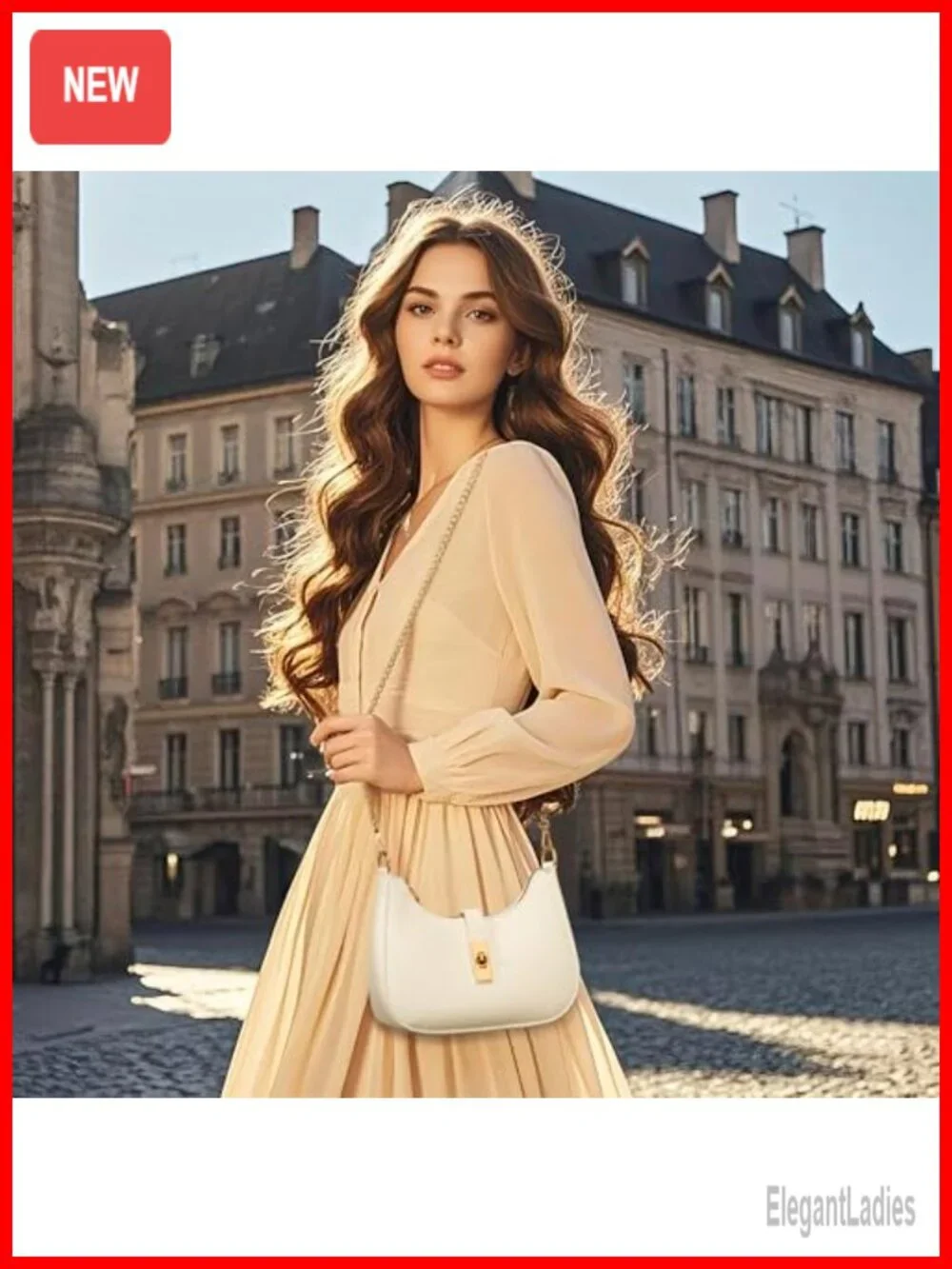 Hobo Shoulder Bag for Women Vegan Leather Convertible Crossbody